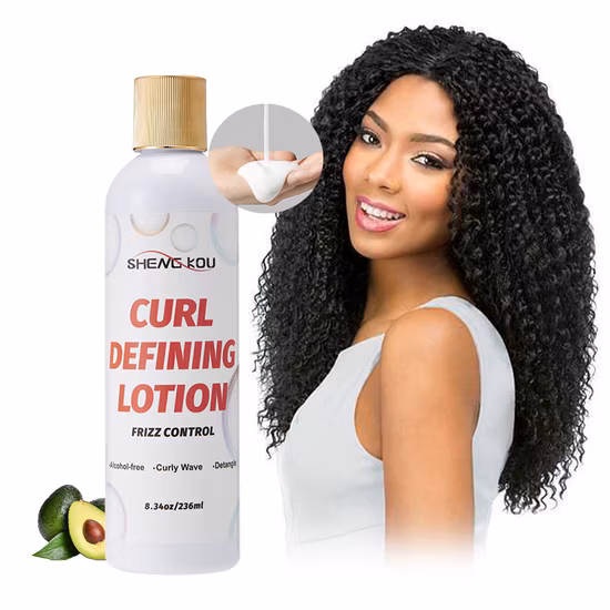 Soins pour cheveux bouclés boucles définissant les boucles crème hydratante produits coiffants marque privée