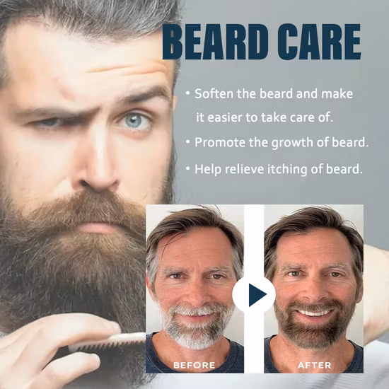 Marque privée de soin de barbe d'OEM d'huile de croissance de barbe organique faite sur commande