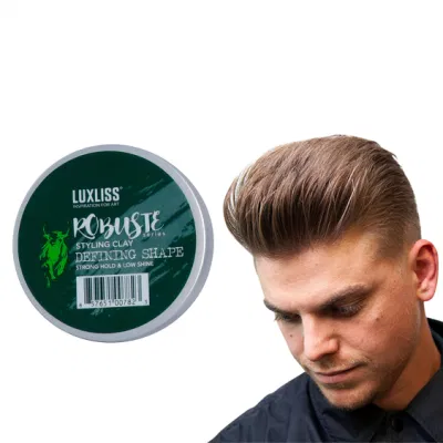 Argile coiffante pour hommes, tenue forte et longue durée